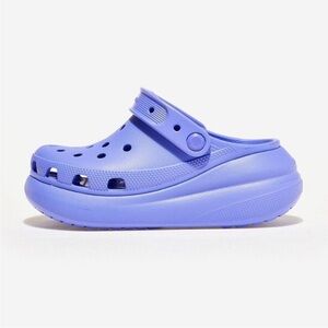 CROCS Blue Platform Clogs